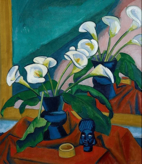 Max Pechstein, „Blumenstillleben“, 1917