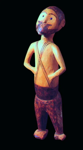 Holzskulptur „Missionar“, Nyassa-Region