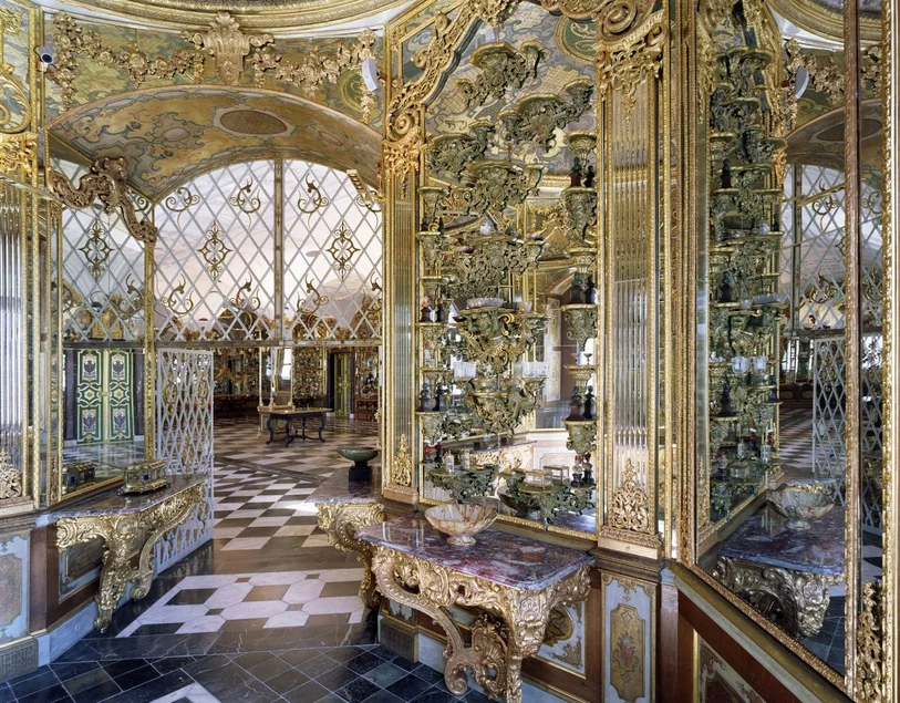 Historisches Grünes Gewölbe: Blick in das Eck-Kabinett