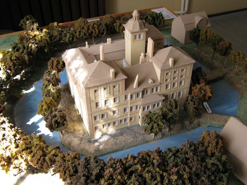 Modellansicht des Schlosses