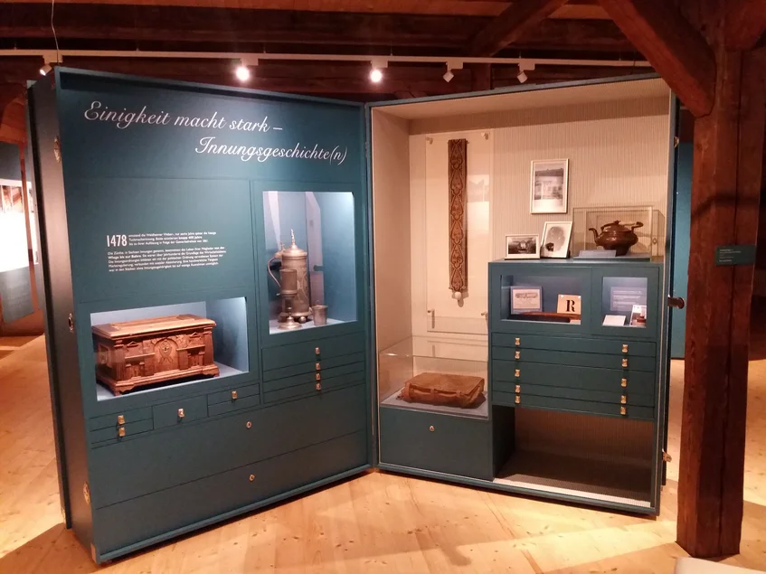 Innungsgeschichte in der Dachgeschossausstellung