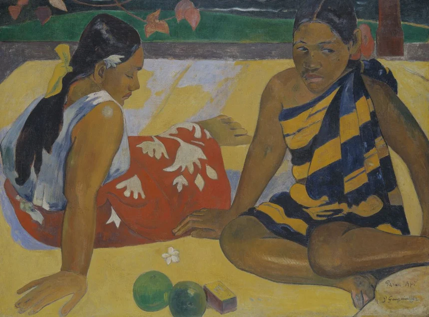 Paul Gauguin: Parau Api. Gibt’s was Neues, 1892