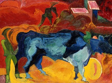 Carl Lohse: Ernte, 1920