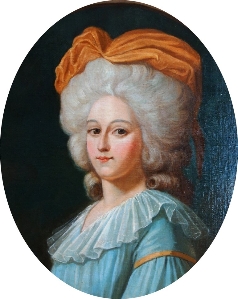 Das Bild zeigt ein Porträt der Theaterreformatorin Friederike Caroline Neuber (1697–1760) in jungem Alter.