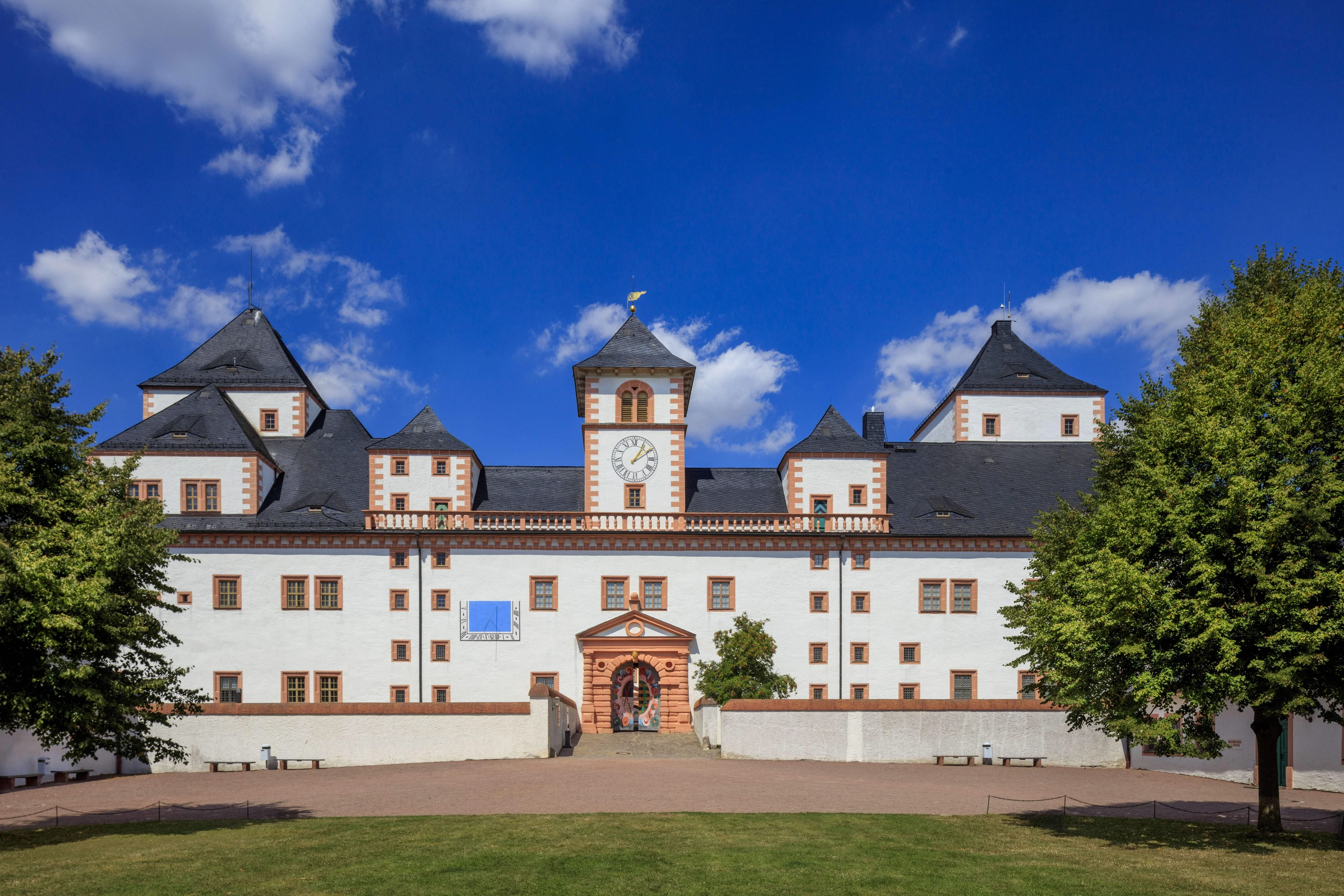 Frontansicht Schloss Augustusburg