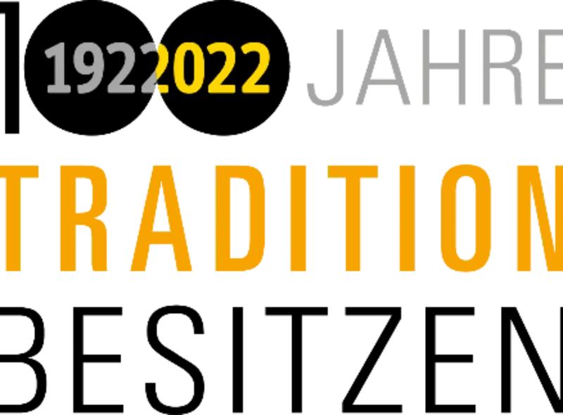 Wortmarke "100 Jahre Tradition besitzen. 1922 bis 2022"