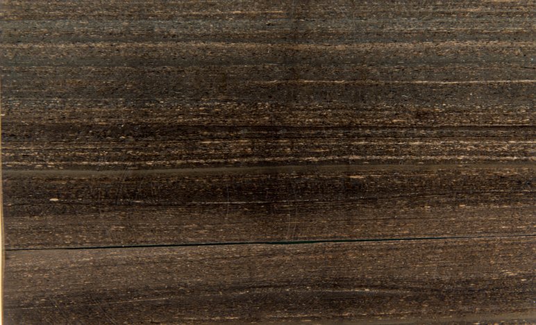 Waagerecht angeordnete dünne Sediment-Schichten in unterschiedlichen Brauntönen