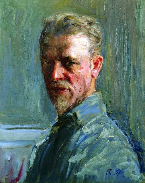 Selbstbildnis Robert Sterl, 1920