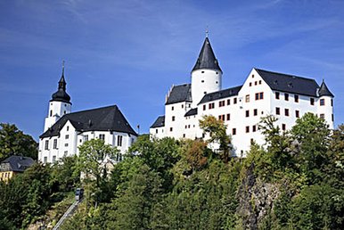 Schloss und Kirche Schwarzenberg