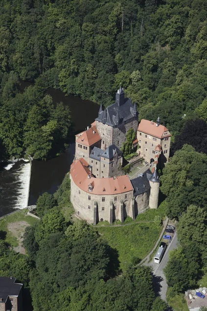 Burg Kriebstein Luftbild