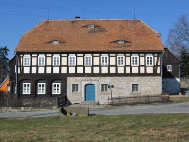Museumshof mit Kaffeemuseum in Ebersbach