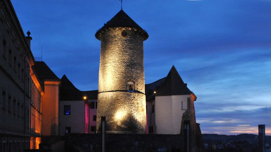 Nachtaufnahme Kernburg