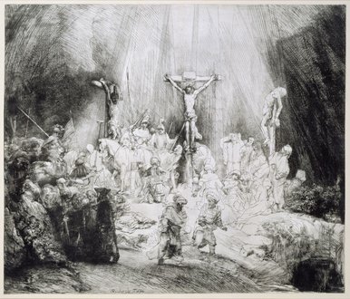 Die drei Kreuze (3. Zustand), Rembrandt Harmensz van Rijn, 1653
