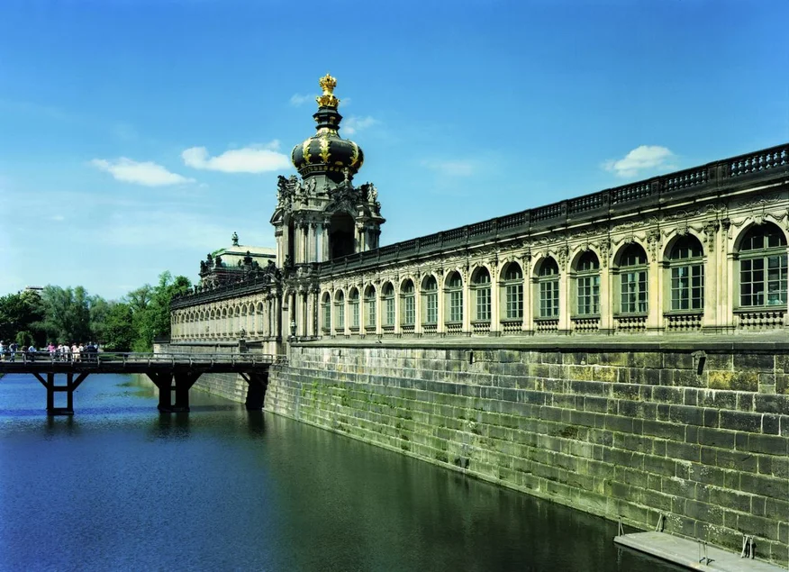 Kronengalerie und Langgalerie über dem Zwingergraben