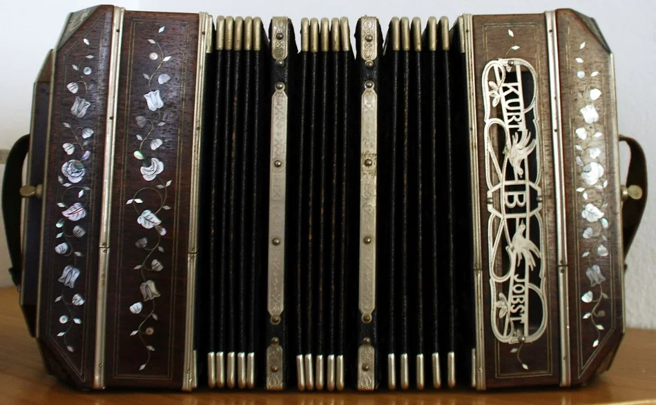 Konzertina von Kurt Jobst, Klingenthal/Brunndöbra