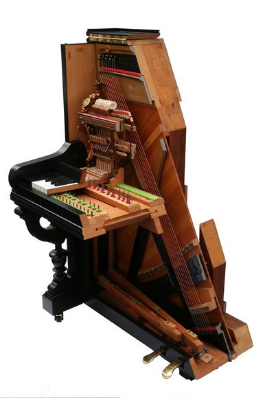 Klavier-Schnittmodell