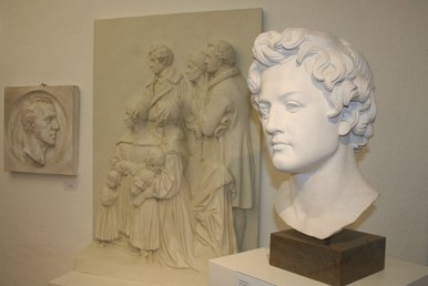 Gipsabgüsse von Werken Ernst Rietschels
