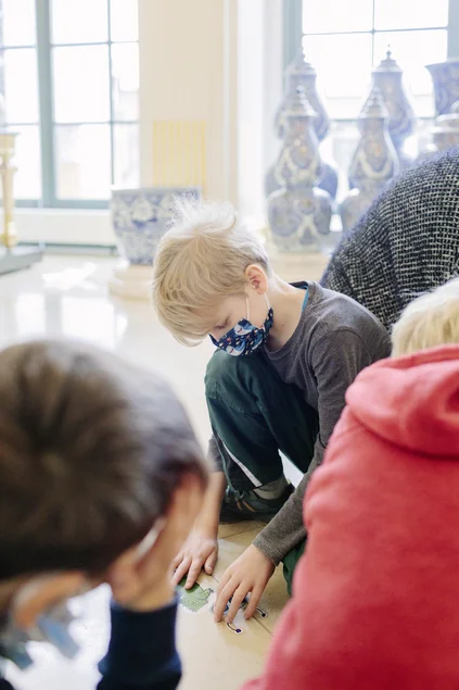 Vermittlungsangebot in der Porzellansammlung